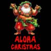 hawaiian-santa-png-tropical-christmas-foxesandbunnies-black Hawaiian Santa PNG – Tropical Christmas Clipart, Aloha Holiday Digital Download